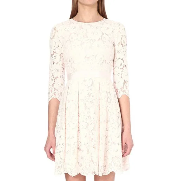 Ted Baker Light Pink Lace Dress Size 0 NWOT Ted Baker Light Pink Lace Dress Size 0 NWOT